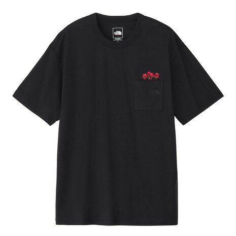 ザ・ノース・フェイス（THE NORTH FACE）（メンズ、レディース）半袖 フラッシュ ドライフラワーロゴ T..