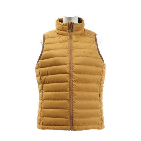 ホールアース（Whole Earth） ダウンベスト ジャケット アウター W LIGHT DOWN VEST WE28HK19キャメル （レディース）