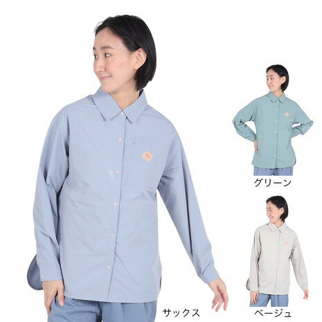 【最大5万ポイントバック!要エントリー&抽選★12/1限定】クリフメイヤー(KRIFF MAYER)(レディース)長袖シャツ ヘムラウンド オーバー シャツ 2...