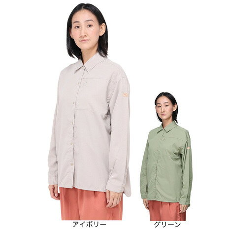 【最大5万ポイントバック!要エントリー&抽選★12/1限定】クリフメイヤー(KRIFF MAYER)(レディース)長袖シャツ カジュアル ヘムラウンド オーバー...