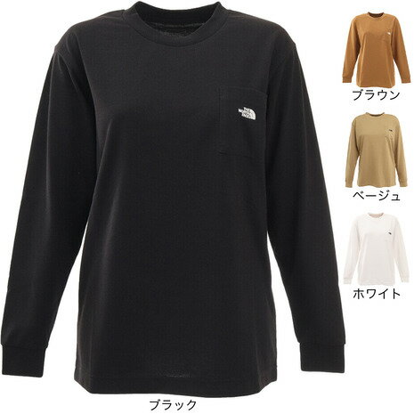 ノースフェイス（THE NORTH FACE）（レディース）長袖Tシャツ ロンT ロングスリーブ ポケットTシャツ NT82130X