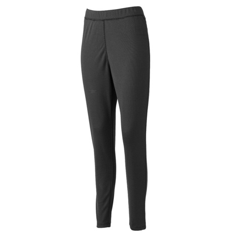 Whole Earth 虫刺され防止 防虫 防蚊 虫よけ SCORON BORDER LEGGINGS WE27HD37ダークグレー (メンズ、レディース)