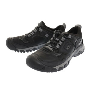 キーン（KEEN）（メンズ）リッジフレックスウォータープルーフ ブラックマグネット1024916 防水ハイキングシューズ 登山靴 アウトドア キャンプ スポーツ 軽量