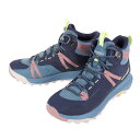 メレル(MERRELL)(レディース)ゴアテックス トレッキングシューズ ハイカット 登山靴 サイレン 4 ミッド 037288 SEA
