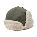 スノーピーク(snow peak)(メンズ、レディース)耳当て付き帽子 ボアフリース FR フライトキャップ AC-24AU002 GRG グレー 防水 耐久性 ユニセックス(4)