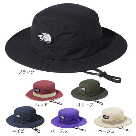 ザ・ノース・フェイス  帽子 メンズ ノースフェイス（THE NORTH FACE）（メンズ）帽子 ハット ホライズンハット NN02336 春 紫外線対策 UVカット 紐付き帽子 サイズ調整 アウトドア
