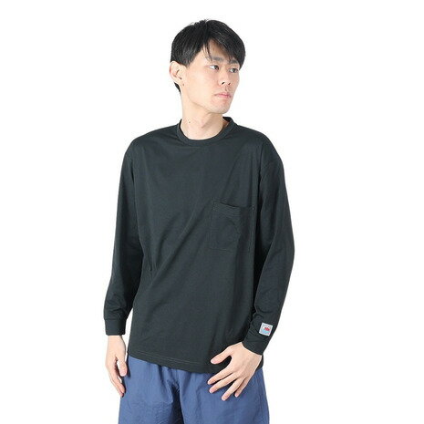 フットマーク（FOOTMARK）（メンズ）ラッシュガード 長袖 プルオーバーTシャツ 防虫&吸水速乾 3100222-09