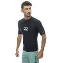 ビラボン(BILLABONG)(メンズ)ラッシュガード 半袖 ハイネック BE011850 BLK(4)