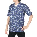 オーシャンパシフィック(Ocean Pacific)(メンズ)ラッシュガード 総柄UVシャツ 510491NVY(4)