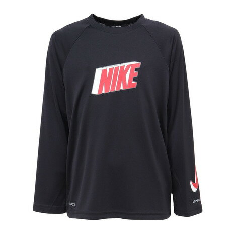 ナイキ（NIKE）（キッズ）ジュニア ラッシュガード 長袖 3Dコンボ ハイドロガード ...