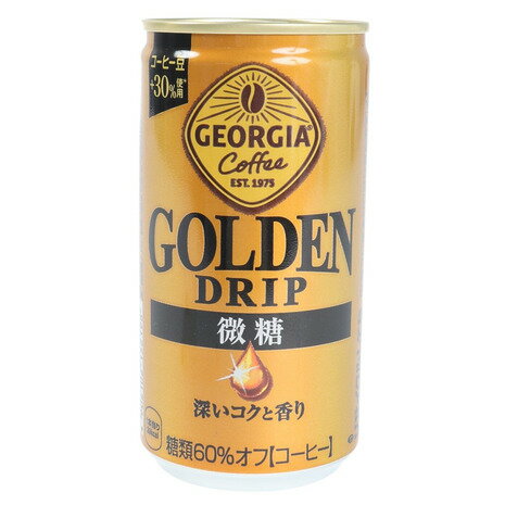 ジョージア GEORGIA メンズ レディース 缶コーヒー ゴールデンドリップ 微糖 185g