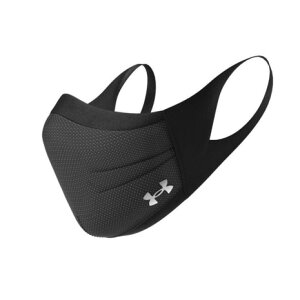 アンダーアーマー（UNDER ARMOUR） マスク 冷感 スポーツマスク 接触冷感 UVカット 洗えるマスク 黒 ブラック 1368010 BLK/CHC/SVC （メンズ）