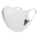 アディダス（adidas） スポーツマスク マスク 大人用 フェイスカバー 3枚組 白 KOH81-H34578 （メンズ、レディース）