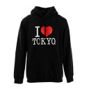 セブンユニオン(7UNION) アイラブ東京 フーディ I LOVE TOKYO H001 Black L (メンズ)
