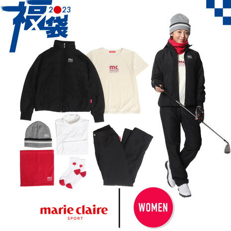 マリ・クレール スポール（marie claire sport） 2023年新春福袋 マリクレール ゴルフ レディース 7点セット 732100-MIX （レディース）