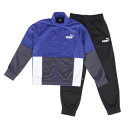 【最大7万ポイントバック!要エントリー&抽選★5/10限定】プーマ(PUMA)(キッズ)ジュニア カラーブロック ポリスーツ CL 上下セット 678546 2...