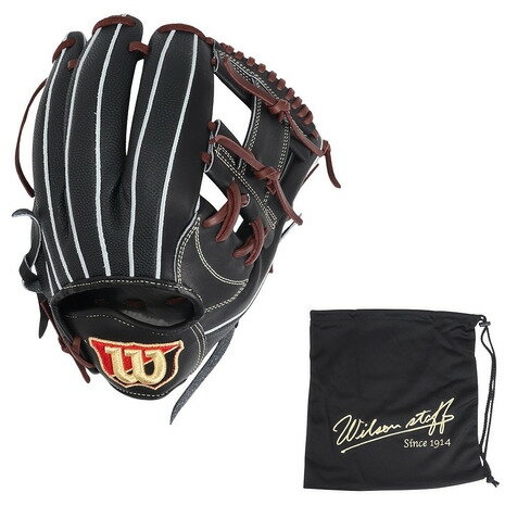 ウイルソン(Wilson)(メンズ)硬式用グラブ 内野手用 野球グローブ 一般 DUAL 1723型 WBW102909