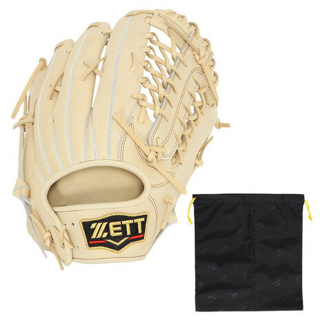 ゼット（ZETT）（メンズ）軟式用グラブ 外野手用 野球グローブ 一般 プロステイタス BRGB30277-3200