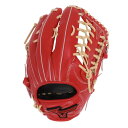 ミズノ(MIZUNO)(メンズ、レディース)軟式用グラブ 外野手用 野球グローブ 一般 ウィルドライブ レッド IBE限定スペック 1AJGR33507 708...
