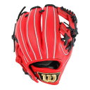 ウイルソン(Wilson)(キッズ)少年軟式用グラブ 内野手用 野球グローブ ジュニア D-MAX デュアル 6J WBW101820