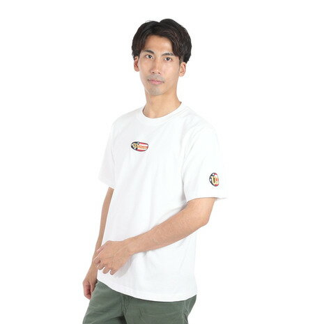 ウイルソン(Wilson)(メンズ)野球ウェア ショートスリーブTシャツ WT/USA WB6029407 ウイルソン(Wilson)(メンズ)野球ウェア ショートスリーブTシャツ WT/USA WB6029407