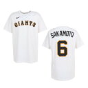 ジャイアンツ（メンズ）野球ウェア 背番号Tシャツ 坂本勇人 