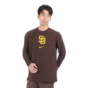 【最大7万ポイントバック!要エントリー&抽選★8/1限定】エムエルビー(MLB)(メンズ)野球ウェア Pullover 長袖シャツ 015C-927Z-PYP-...