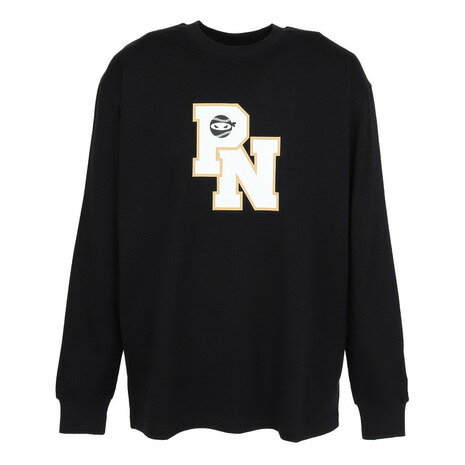 PITCHING NINJA（PITCHING NINJA ）（メンズ）野球ウェア PNロゴ 長袖Tシャツ OT0325FW0001-BLK
