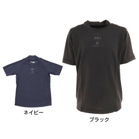 美津和タイガー（mitsuwa-tiger） ジュニア 野球 アンダーシャツ セミフィットハイネック半袖Tシャツ MT7HSJ60（キッズ）