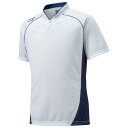 【最大7万ポイントバック!要エントリー&抽選★5/1限定】ミズノ(MIZUNO)(キッズ)野球ウェア ジュニア ハーフボタン 小衿タイプ シャツ 12JC6L1...