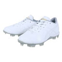 アシックス(ASICS)(メンズ)野球スパイク 白 ゴールドステージ ハント 1121A064.110