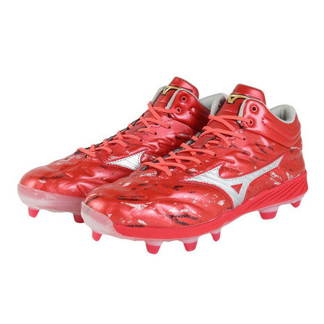 ミズノ(MIZUNO)(メンズ、レディース)野球スパイク ポイント ミズノプロ クッションレボプロ MID TPU Mizuno Pro 11GP243561