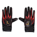 ミズノ(MIZUNO)(メンズ、レディース)バッティング用グローブ 野球 ミズノプロ シリコンパワーアークDI 両手用 1EJEA54709