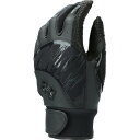 アンダーアーマー(UNDER ARMOUR)(メンズ)バッティング用グローブ 両手用 アンディナイアブル プロ 1364495 001 高校野球対応 黒