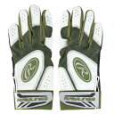 ローリングス(Rawlings)(メンズ、レディース)バッティング用グローブ 野球 GS2ハイパーグリップ 両手組 EBG25S01-DSGRN