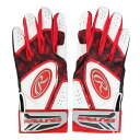 ローリングス(Rawlings)(メンズ、レディース)バッティング用グローブ 野球 GS2ハイパーグリップ 両手組 EBG25S01-RD