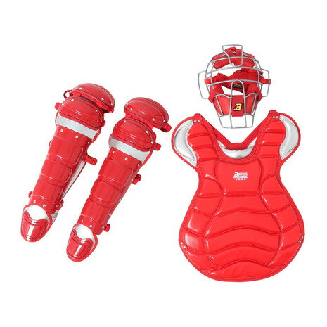 ベルガード(BELGARD)(メンズ)野球 軟式用 キャッチャー 防具 3点セット MPL1550-R.SV