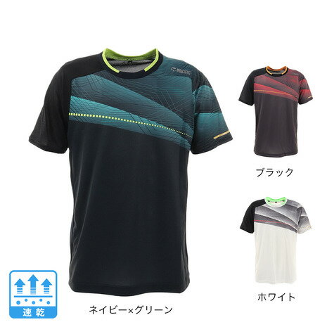 パシフィック（PACIFIC）（メンズ） テニスウェア ドライプラス昇華 プリントTシャツ PT21SM402