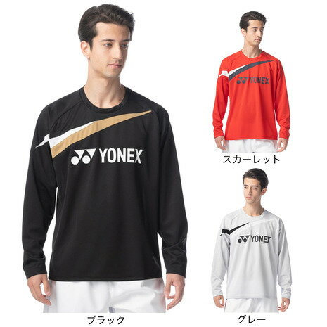 ヨネックス（YONEX）（メンズ レディース）テニスウェア ユニ長袖Tシャツ 16665Y