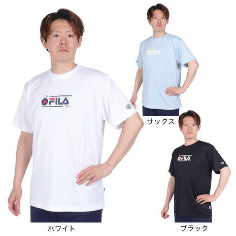 フィラ（FILA）（メンズ）テニスウェア プリント半袖Tシャツ FM6721
