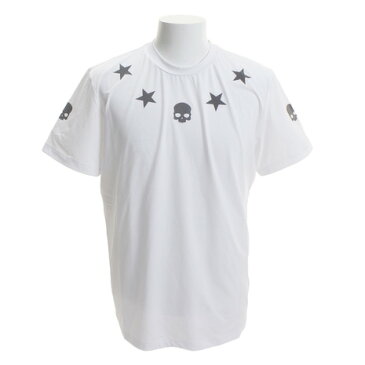 【6/10　24h限定 エントリーでP10倍〜】ハイドロゲン（HYDROGEN） Tシャツ メンズ 半袖 テク T00026WHITE （Men's）