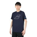 バボラ(BABOLAT)(メンズ、レディース、キッズ)テニスウェア PD TOP ショートスリーブ シャツ BUP4516C NV00