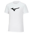 ミズノ(MIZUNO)(メンズ、レディース)半袖Tシャツ 32MAA15501