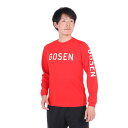 ゴーセン(GOSEN)(メンズ)テニスウェア ロングスリーブシャツ J23X0127