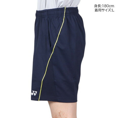 ヨネックス（YONEX）（メンズ、レディース）バドミントン ウェア ニットハーフパン...