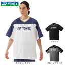 ヨネックス(YONEX)(メンズ、レディース)テニスウェア ユニ半袖Vブレーカー 30114Y