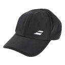 バボラ(BABOLAT)(メンズ)テニス キャップ 帽子 CLUB CAP BUC3710C BK 速乾