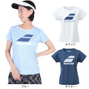 【最大7万ポイントバック!要エントリー&抽選★5/1限定】バボラ(BABOLAT)(レディース)テニスウェア レディース PURE ショートスリーブ シャツ B...