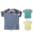 アドミラル(Admiral)(レディース)テニスウェア バックスリットフラワーTシャツ ATLA513