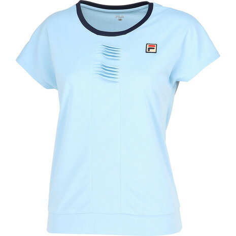 フィラ(FILA)(レディース)テニスウェア レディース ゲームシャツ ファンクション VL2820-10 フィラ(FILA)(レディース)テニスウェア レディース ゲームシャツ ファンクション VL2820-10